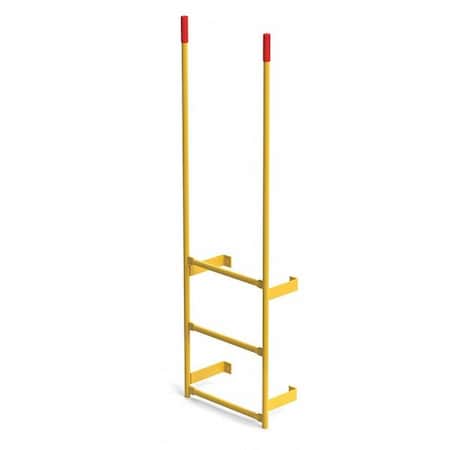 Ega Dock Ladder, Wall Mount, Steel, 5 ft., 8" MRT-03