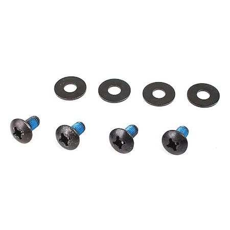 Proteam Backplate Connection Set, Black 100716