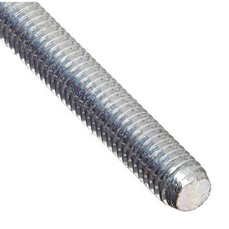 All America Threaded Products Fully Threaded Rod, 1/2"-20, Plain Finish, 10 PK 36763