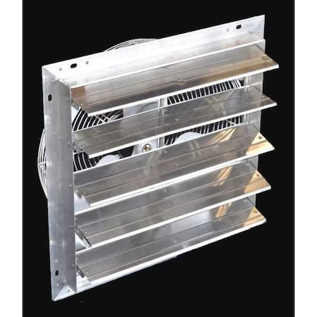 Hessaire Shutter Fan, 12", 1100 CFM 12SF4T50C
