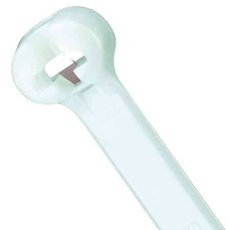 Panduit Cable Tie, 8 in L, 2 in Max Bundle Dia., Natural, Nylon 6/6, 50 lb Strength, 1000 PK BT2S-M39