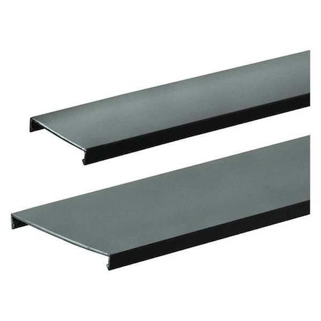 Panduit 6' Wiring Duct Cover, 2" W, PVC, Black C2BL6
