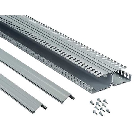 Panduit DIN Rail Wiring Duct, Gray, 6ft DRD22LG6
