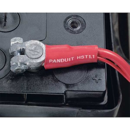 Panduit Thick Wall Heat Shrink Tubing, 1.1", PK5 HST1.1-12-5-2Y