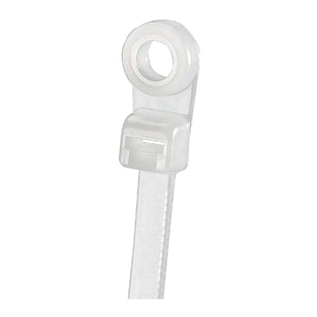 Panduit Cable Tie, 8 in L, 2 in Max Bundle Dia., Natural, Nylon 6/6, 50 lb Strength, 100 PK PLC2S-S10-C