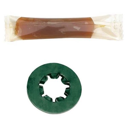 Panduit Conduit Fitting Reducing Washer, 3/8 In., Zinc Plated, Green RGW-100-1Y