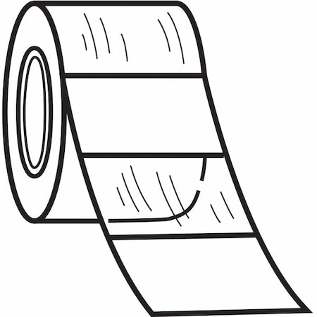 Panduit Thermal Transfer Label, White, Labels/Roll: 100 S100X225VAFY