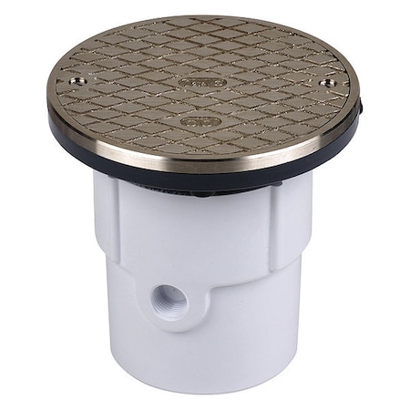 Oatey Adj PVCcleanout 3" or 4", w/Nl Cv Rg 74167