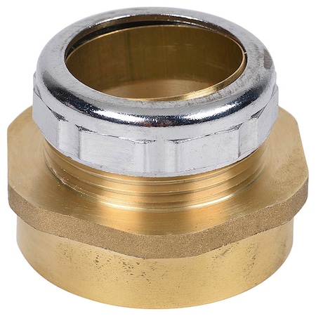 Dearborn Brass Fem Waste Conn, 1-1/2"x1-1/4" 1014