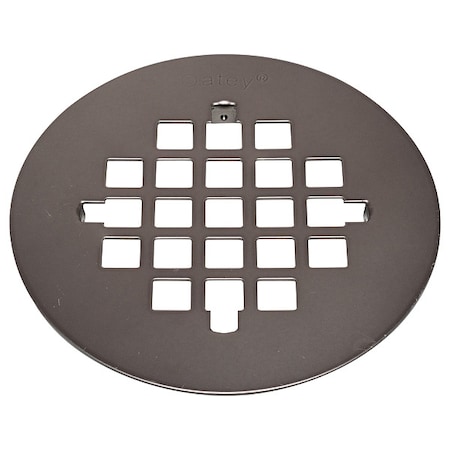 Oatey Floor Snap-Tite Designer Finish Strainer, 4-1/4" Pipe Dia., Stainless Steel 42020