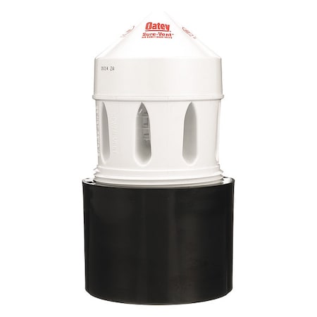 Oatey Sure-Vent, 500 Dfu, Aav, 3x4", ABS 39224