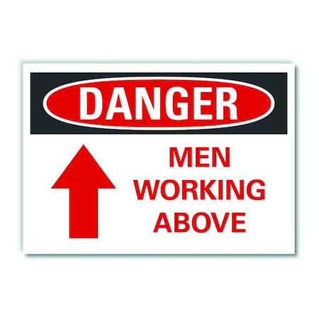 Lyle Danger, Men Working Above, 10 in W x 7 in H, Vertical Rectangle, Polyester, LCU4-0190-ND_10X7 LCU4-0190-ND_10X7
