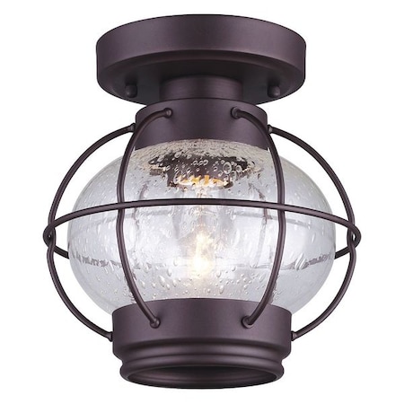 Canarm Flush Mount, 1 Light, 60W, 7-3/4x8-1/4" IFM636A08ORB