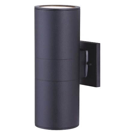 Canarm Outdoor Light, 2 Light, 60W, 4.25x11.75x6" IOL282BK