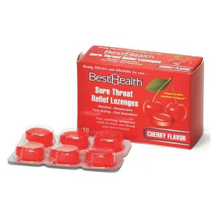 Medique Sore Throat Lozenges, Cherry/Menthol 17818
