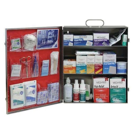 Medique Cabinet, 3 Shelf, Stainless Steel 745M1-SS