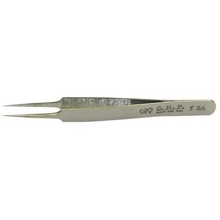 Hakko/Chp Very Fine Point Tweezer, Tapered 5-SA