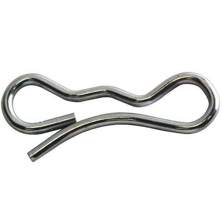 Heritage Industrial Bow Tie Cotter Pin, 0.12 in Dia, 2-3/4 in L, Spring Wire, 1 PK BTC-120-0437