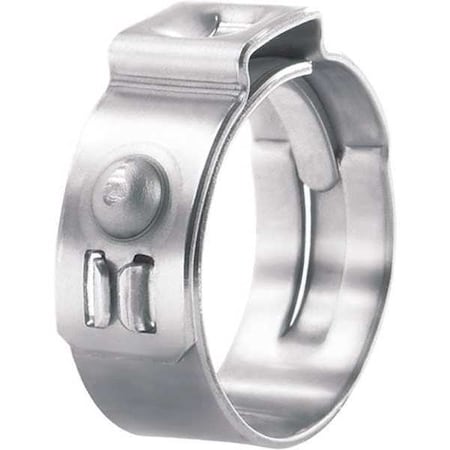 Oetiker Hose Clamp, Cup Lock 1-Ear, 31.4-35.5mm, SS HCCL1E-0355-10-SS/B