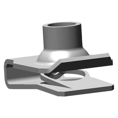 Huyett Spring Nut, 3/8"-16, U Shape, Zinc Phosphate Finish EFUN-13911-4