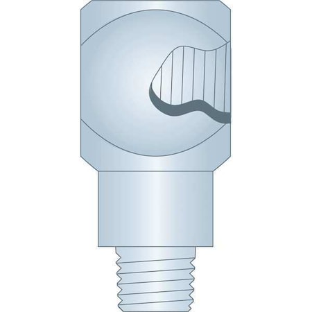 Lincoln Industrial Elbow, 90 deg, 1/4"-28SAE-LTx1/8"-27PTF L51943