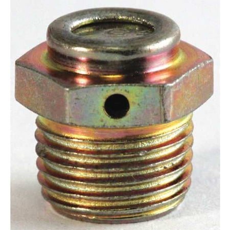 Lincoln Industrial Grease Fttng Relief Side Vnt, 1-5psi, 1/8" L5677