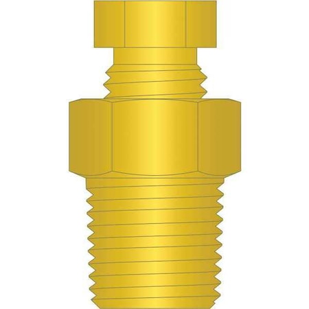 Lincoln Industrial Tubing Connector Fitting Straight, 1/8" L66415