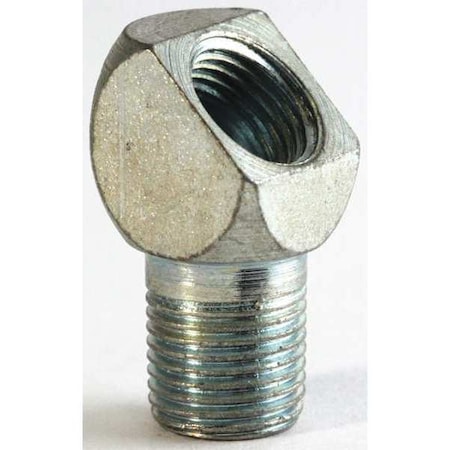 Lincoln Industrial Elbow, 45 deg, 1/8"-27PTF Shrt x1/8"-27N L43716