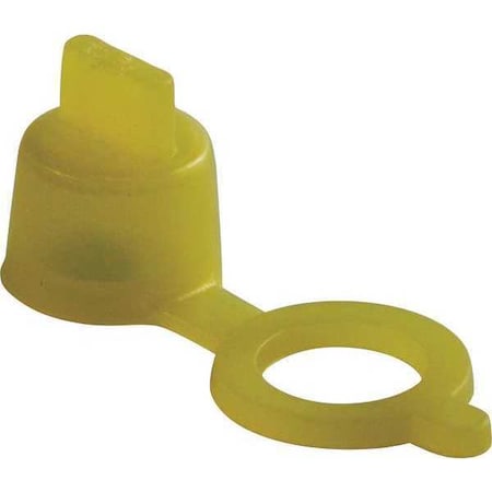 Heritage Industrial Grease Fitting Cap Dome, Yellow H88006