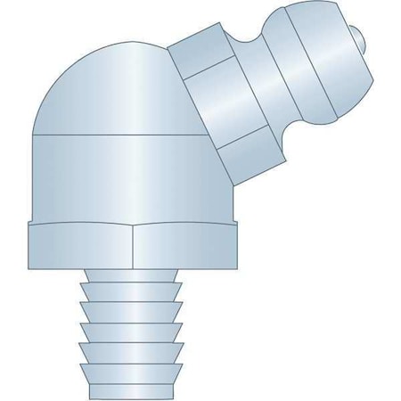 Lincoln Industrial Grease Fttng Dr. Type, 65 Deg, 3/16" Dr. L1646