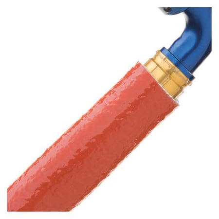 Techflex Braided Cable Sleeve, 1 in Inside Dia., Fiberglass, Red FIA1.00RD4