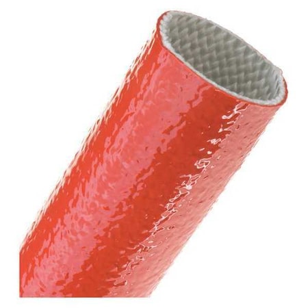Techflex Braided Cable Sleeve, 2 in Inside Dia., Fiberglass, Red FIA2 ...