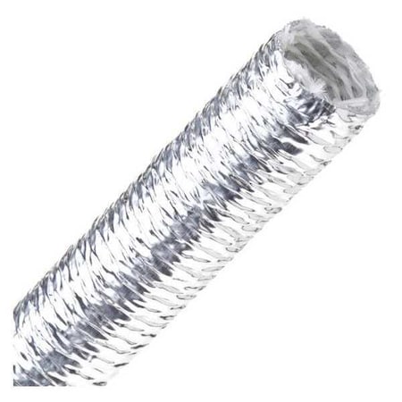Techflex Fiberglass Convo Tube, Aluminum, 5/8" TCN0.63SV