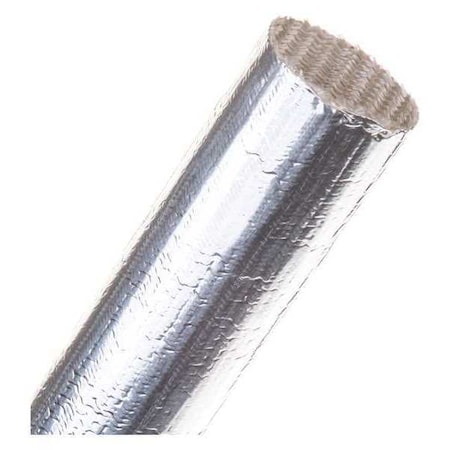 Techflex Thermashield Tube, 1-1-/2", Silver TTN1.50SV5