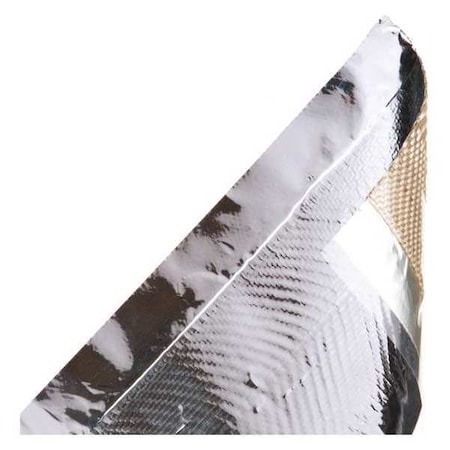 Techflex Braided Cable Wrap, Fiberglass, Silver TWN0.50SV10