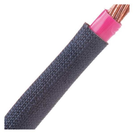 Techflex Fiberglass Sleeving, Coated, 1/4", Black FGLG.02BK25
