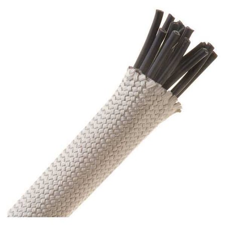Techflex Fiberglass Sleeve, Uncoated, 3/4", Natural FHH0.75NT