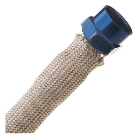 Techflex Fiberglass Sleeve, Uncoated, 1", Natural FHH1.00NT