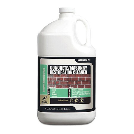 Akona 1 gal. Concrete/Masonry Cleaner, 1 gal., PK4, Amber 102652