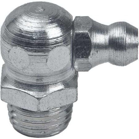 HERITAGE Grease Fitting, 3/8"-24UNF 90D CS Z3 H1708Z3