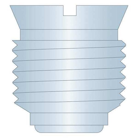 Alemite Grease Fitting Flush Type, 1/4"-18 NPTF AZ741
