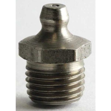 Heritage Industrial Grease Fitting, 1/4"-18PTF SS PV H1627S