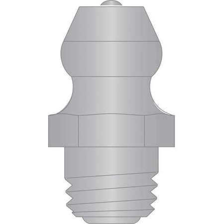 Heritage Industrial Grease Fitting, 1/4"-28SAE-LT SS PV H1641S