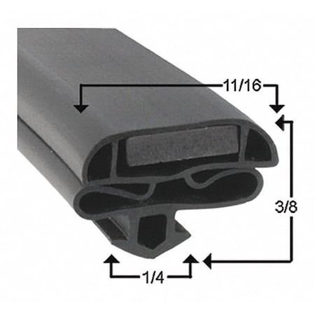 Anthony Door Gasket, 28-7/8" x 72-7/8" 02-14799-0001