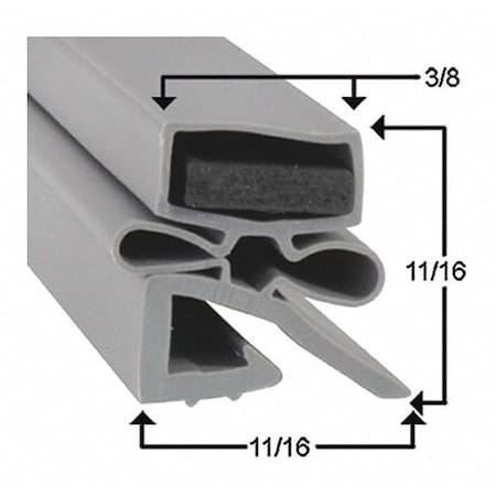 Hobart Door Gasket, 30-1/2" x 69-1/4" 25-0055