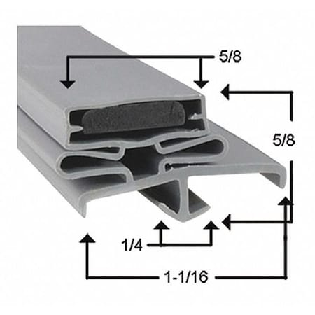 BEVERAGE-AIR Door Gasket, 21-1/8" x 23-1/8" 703-963D-03