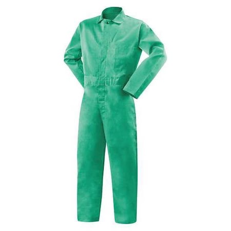 Steiner FR Cotton Coveralls, 6XL, 32 in Inseam, Cotton, Snap 1035-6X