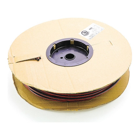 Chevron Plexco Tubing, 1/4", Red Stripe, 250 ft. 1063767