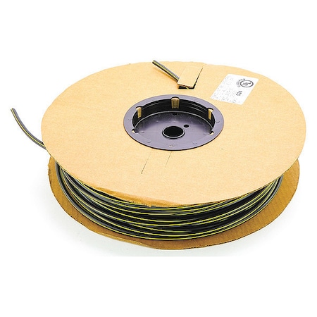 Chevron Plexco Tubing, 1/4", Yellow Stripe, 250 ft. 1063771