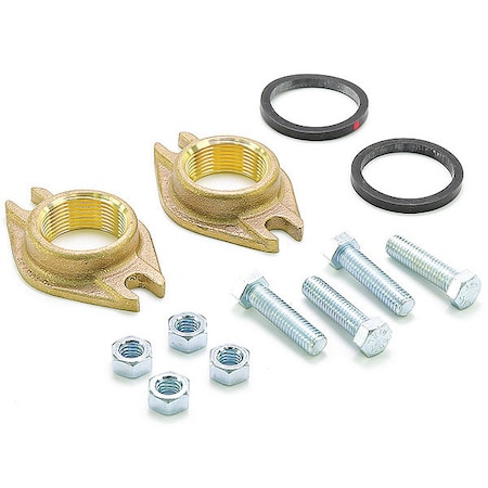 Grundfos Flange Set, Bronze, 1.25" 96409356